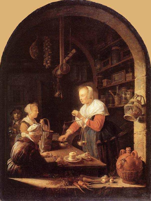 Gerrit Dou The Grocers Shop